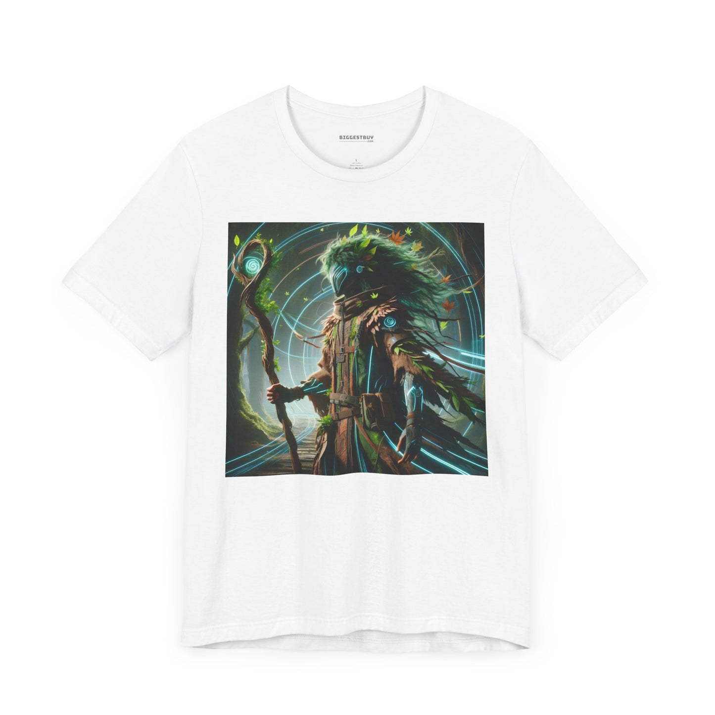 เสื้อยืด | ยูนิเซ็กส์ | เสื้อยืดเจอร์ซีย์ | แขนสั้น | ตำนานป่าพิศวง | เทพเจ้าแห่งพงไพร