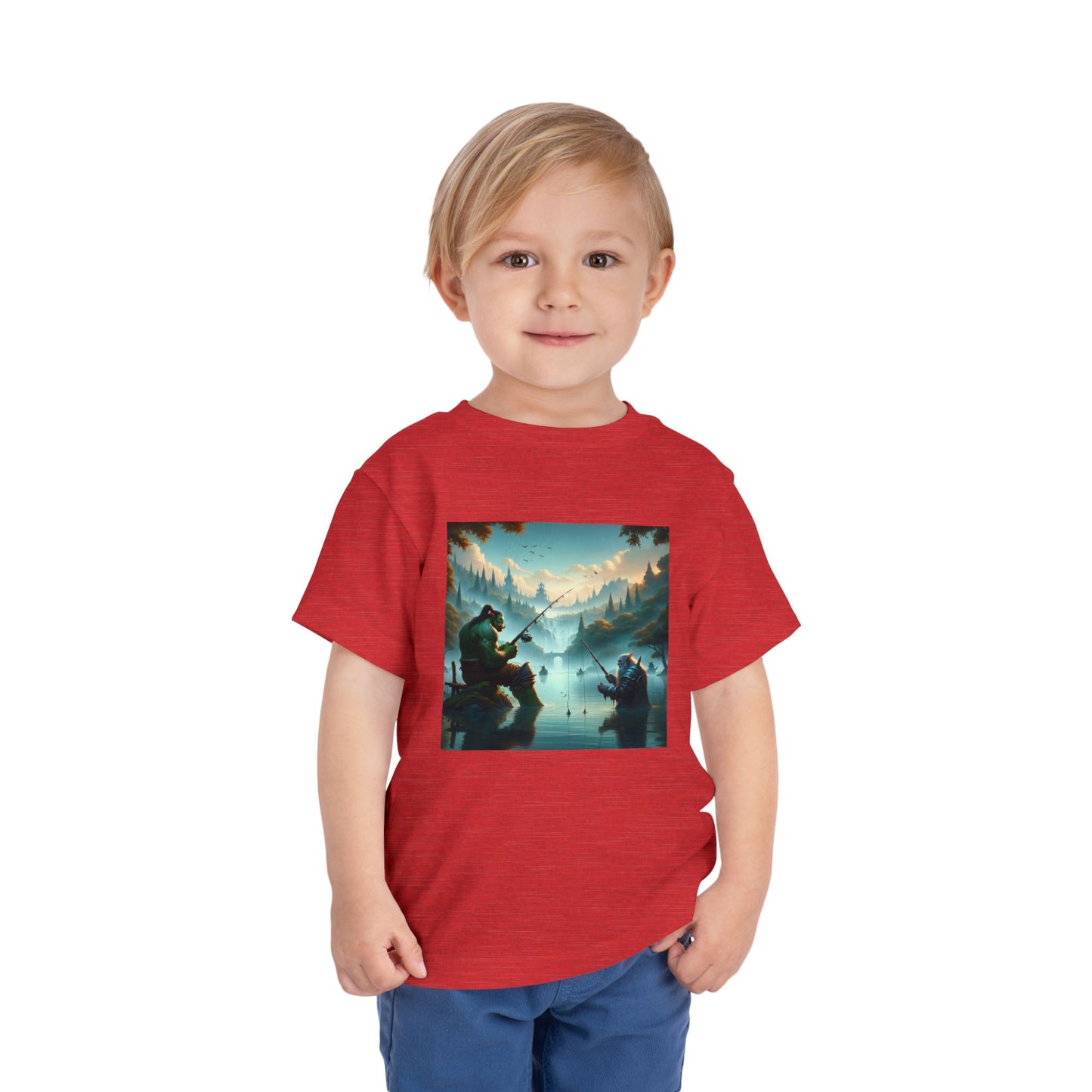 T-shirt | Peuter T-shirt | Korte mouw | Heldensage | Interraciale Vriendschap