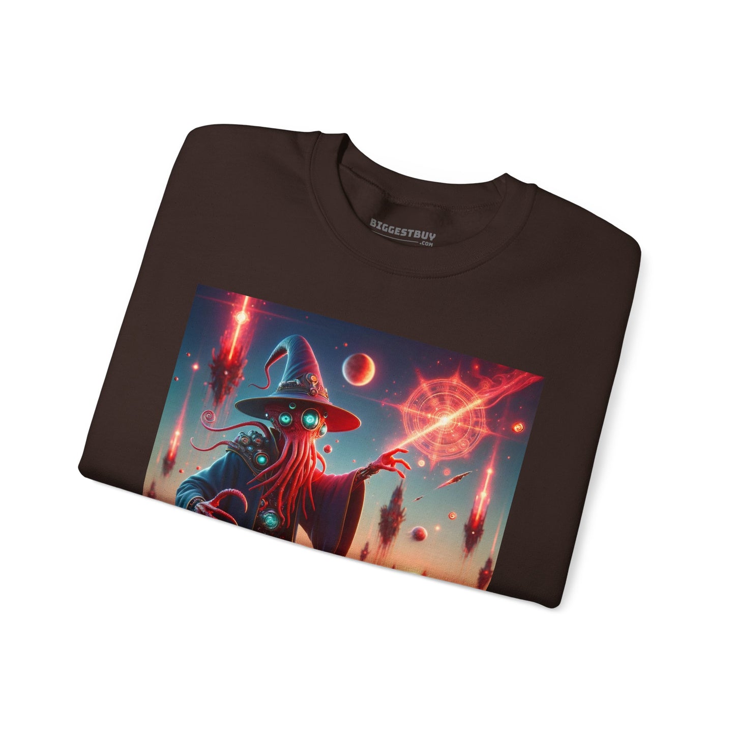 Genser | Unisex | Rund hals | Kraftig blanding | Kosmisk Skrekk | Illithid Trollmann