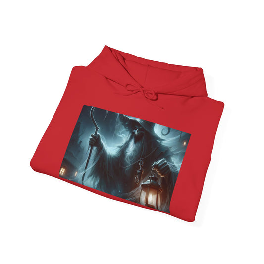 Hoodie | Unisex | Sweatshirt met capuchon | Zware kwaliteit | Ondode Tovenaar | Necromantie | Geest