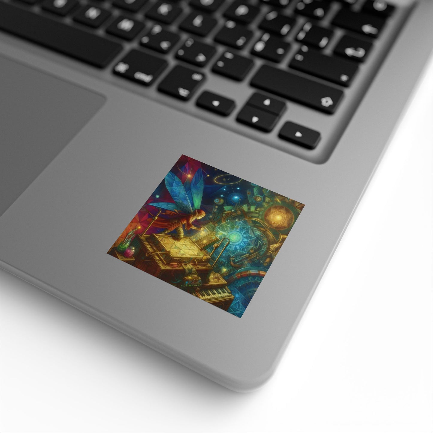 سٹیکر لیبل رول | مربع | روحانی مجسم | فیری پزل باکس