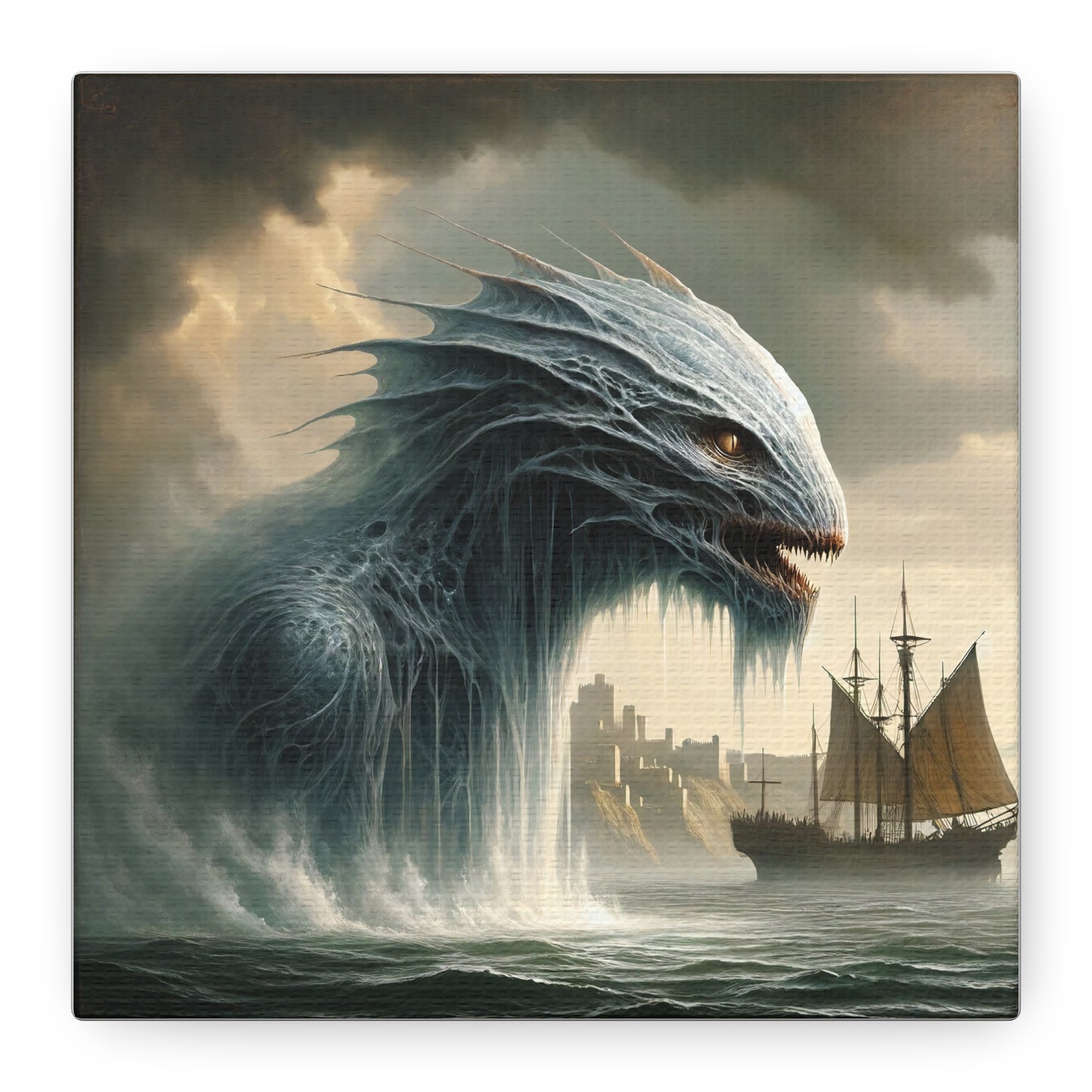 Tela | Opaca | Mitologia Nordica | Jörmungandr | Serpente Marino