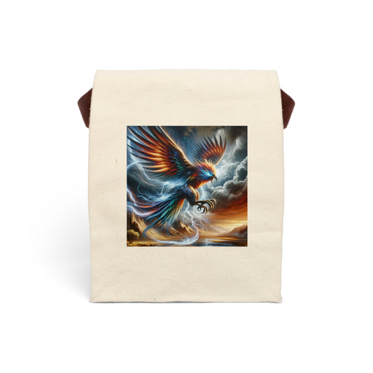 Lunch Bag | Canvas | With Strap | Legendary Phoenix | Skyfire Reborn