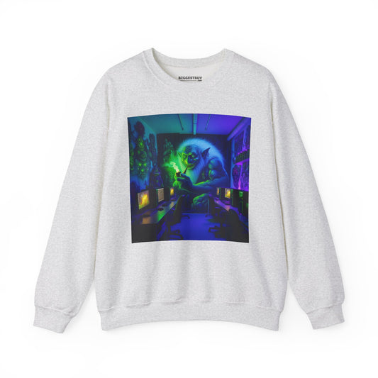 Moletom | Unissex | Gola Careca | Mistura Pesada | Folclore Nórdico | Boggart | Mural UV