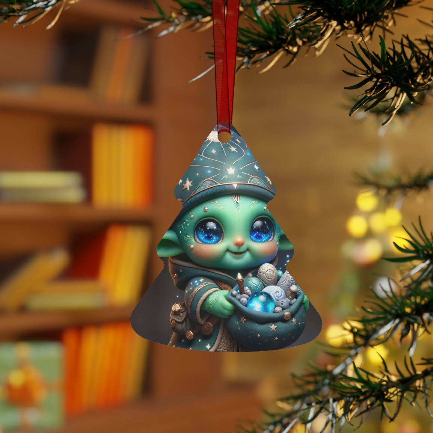 Ornamento | Metal | Fantasia Celeste | Duende Cósmico