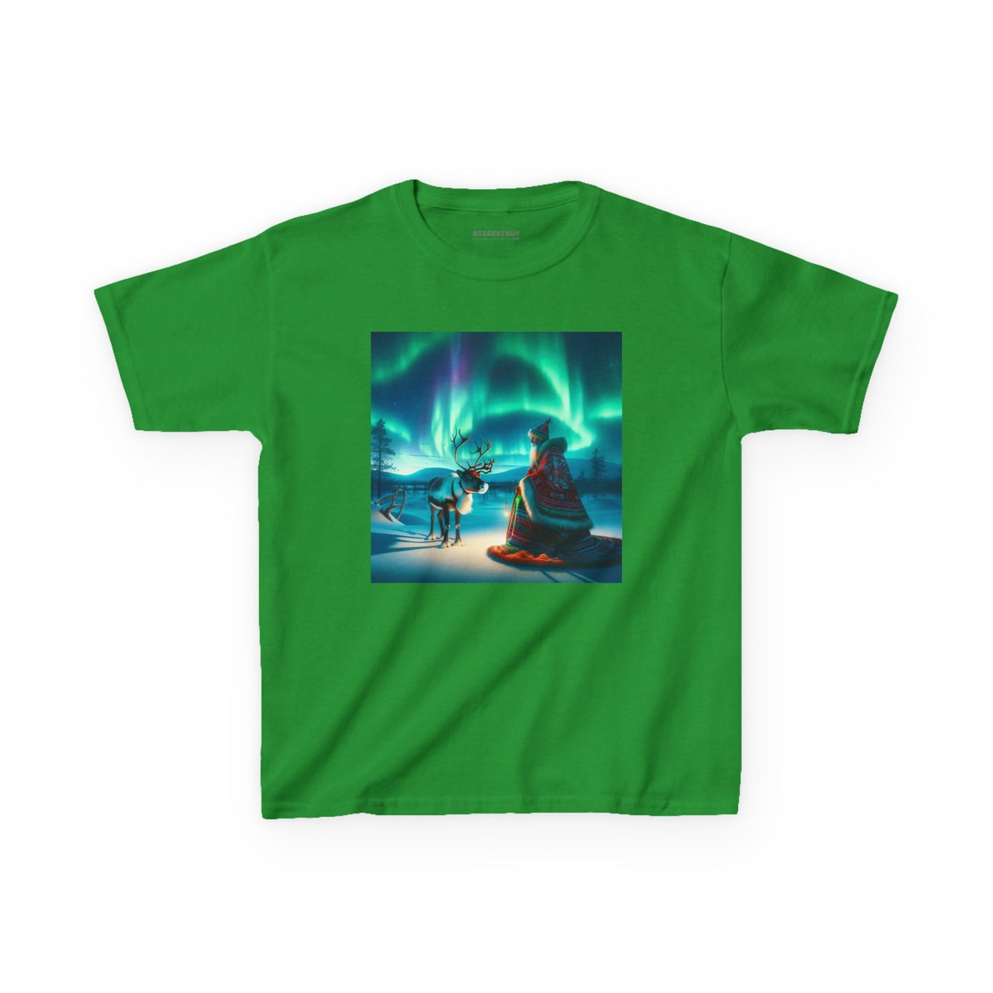 Camiseta | Camiseta Infantil | Algodão Pesado | Misticismo Nórdico | Xamã Sami