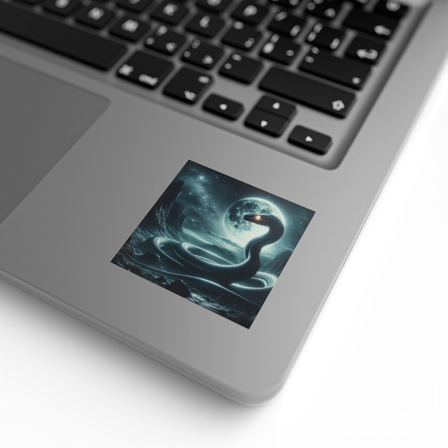 Roll Label Stiker | Kotak | Mitologi Nordik | Jörmungandr | Ular