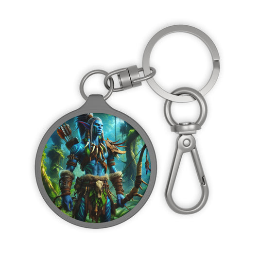 Keyring | Tribal Fantasy | Wood Elf Warrior