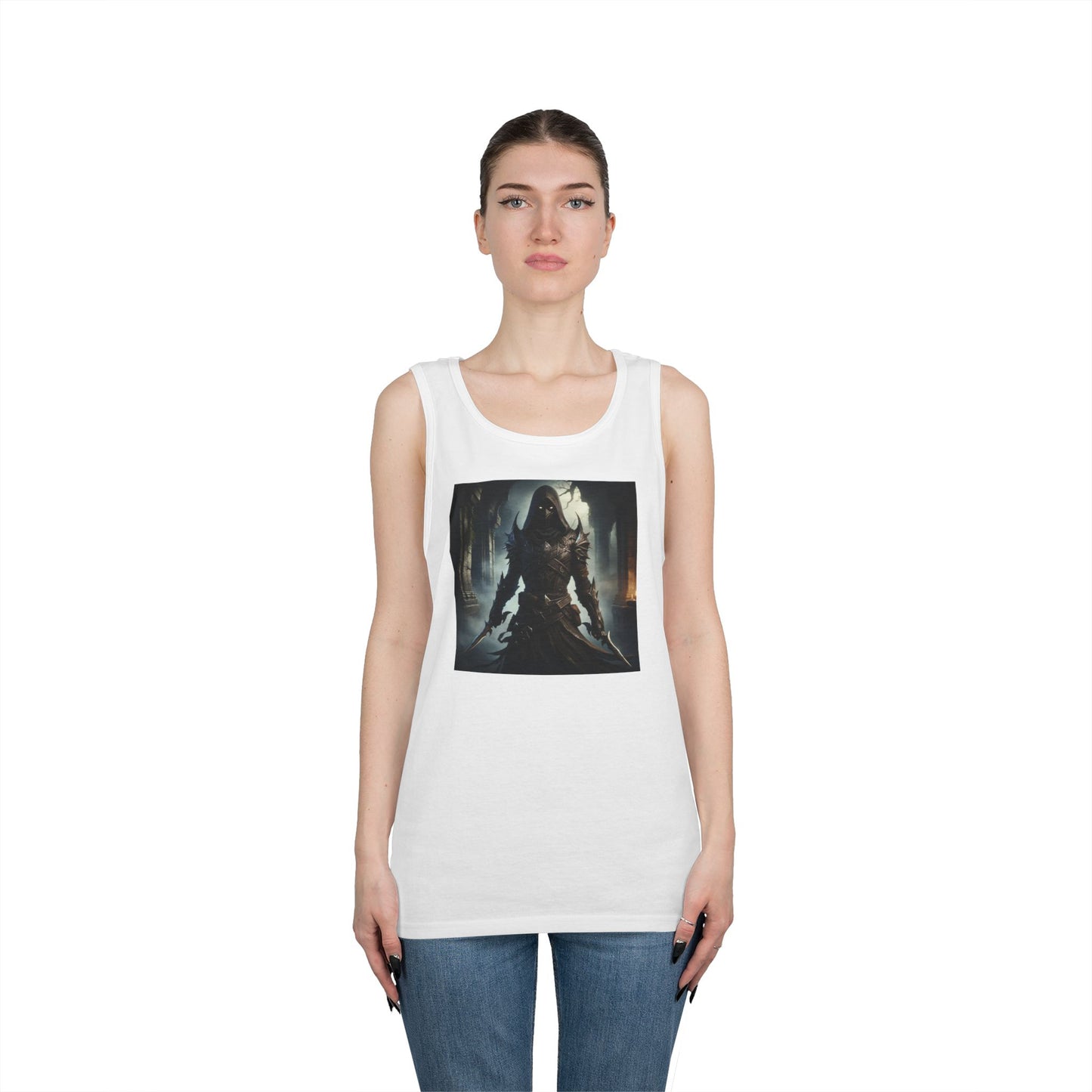 เสื้อกล้าม | ยูนิเซ็กส์ | ผ้าฝ้ายเนื้อหนา | จอมนักฆ่าเงามืด | นักล่าวิญญาณ