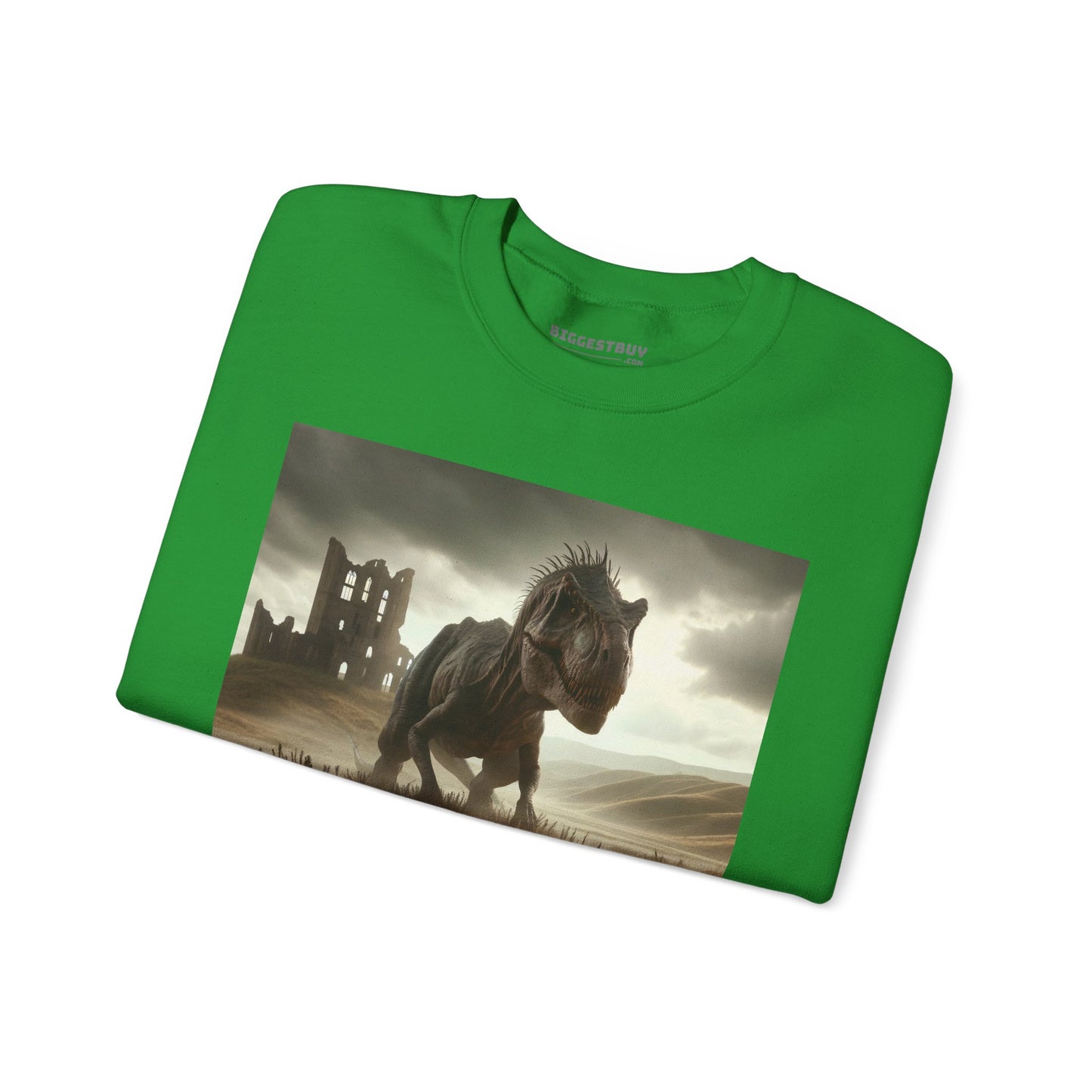 Felpa | Unisex | Girocollo | Misto pesante | Paleofinzione | Dinosauri Preistorici | T-Rex