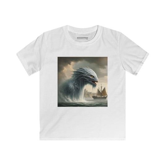 Camiseta | Camiseta para niños | Estilo suave | Mitología Nórdica | Jörmungandr | Serpiente