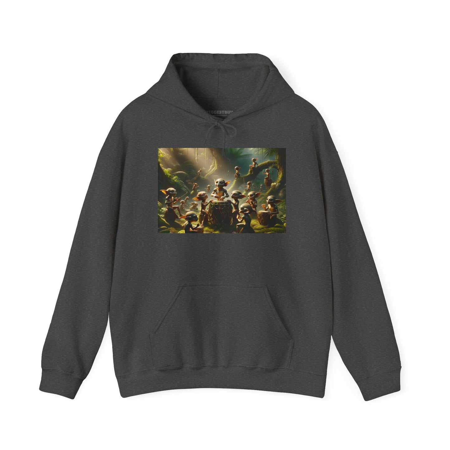 เสื้อมีฮู้ด | ยูนิเซ็กส์ | เสื้อสเวตเตอร์มีฮู้ด | ผ้าผสมเนื้อหนา | แฟนตาซีป่า | วิถีธรรมชาติ | ภูตน้อย