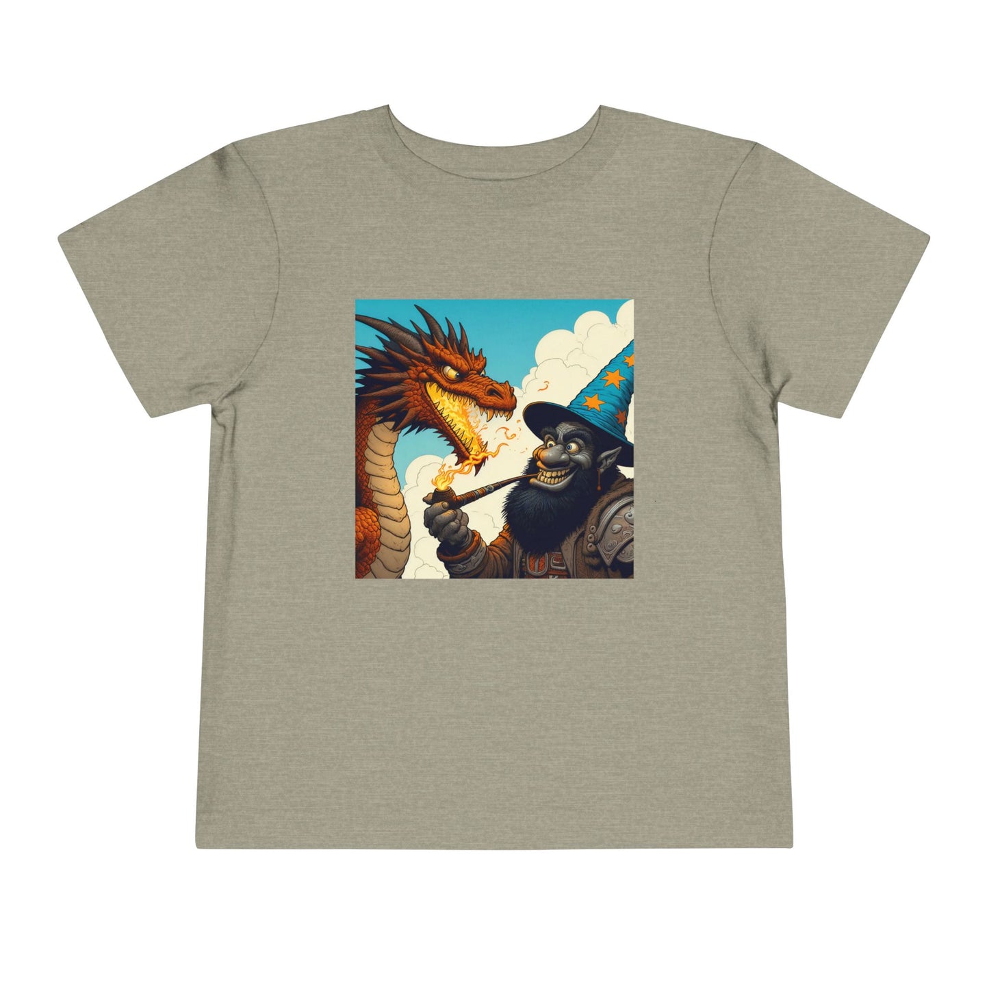 T-Shirt | Toddler Tee | Short Sleeve | High Fantasy | Dragon Duel | Goblin