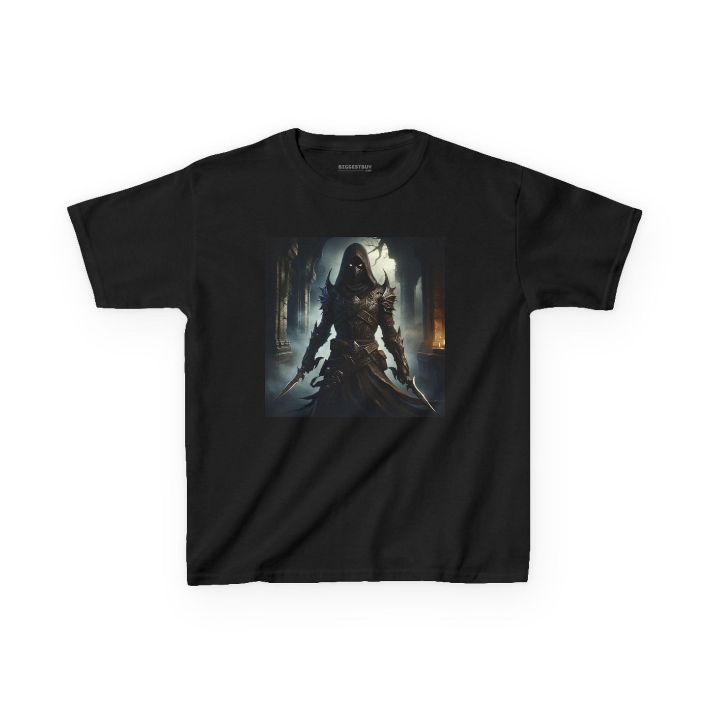 เสื้อยืด | เสื้อยืดเด็ก | ผ้าฝ้ายเนื้อหนา | จอมนักฆ่าเงามืด | นักล่าวิญญาณ