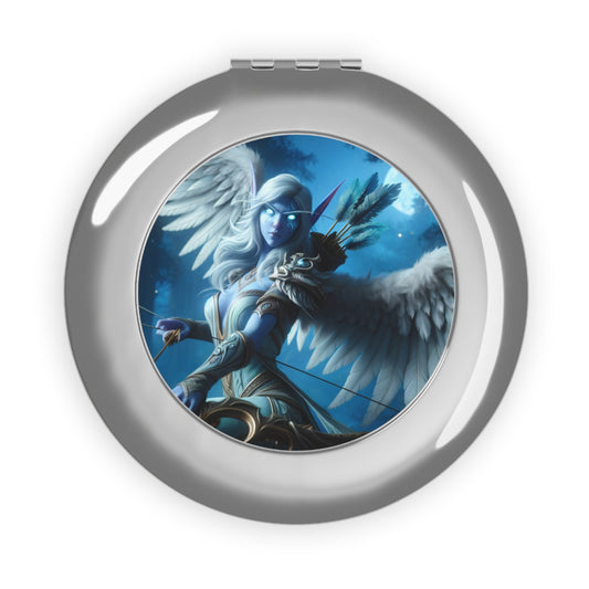 Mirror | Travel Mirror | Compact | Celestial Fantasy | Angel Archer