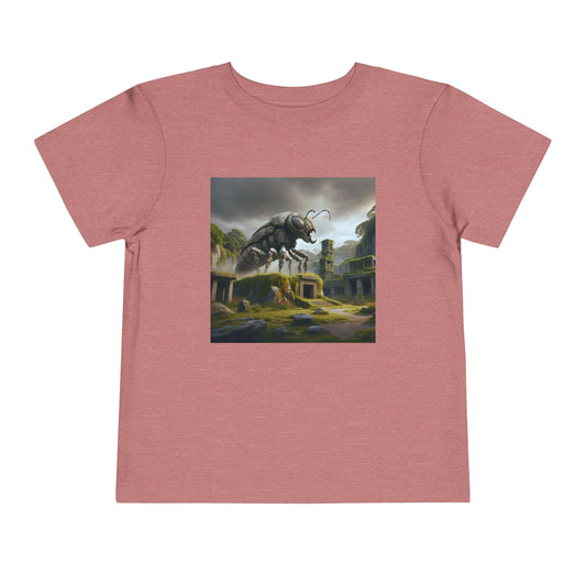 Футболка | Футболка для малышей | Короткий рукав | Биопанк | Жук-колосс | Зеленый