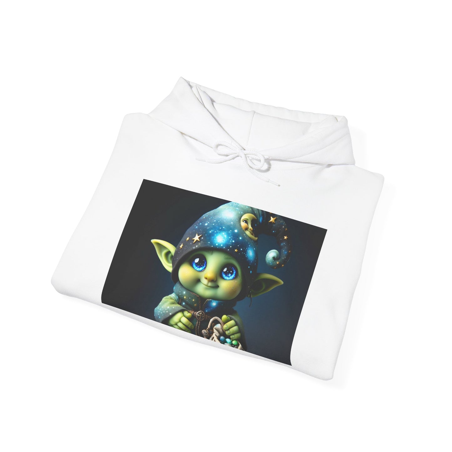Hettegenser | Unisex | Hettegenser | Kraftig blanding | Fantasi | Skogsalv | Trollmann