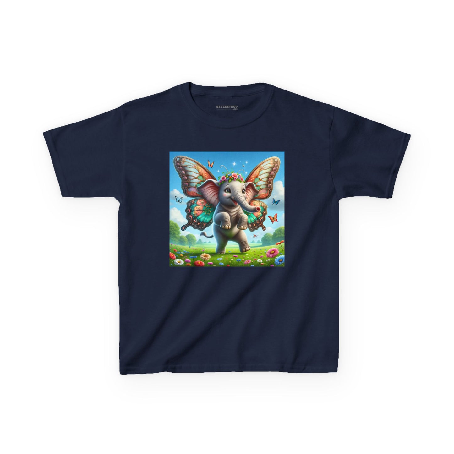 T-Shirt | Koszulka dziecięca | Ciężka bawełna | Baśniowa fauna | Airavata | Słonik