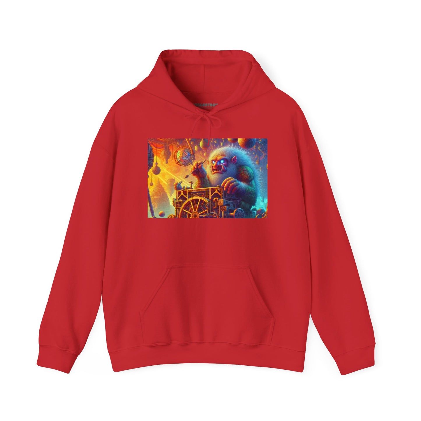 Bluza z kapturem | Unisex | Bluza dresowa z kapturem | Gruba mieszanka | Mitologia Arktyczna | Mechanik Lodu