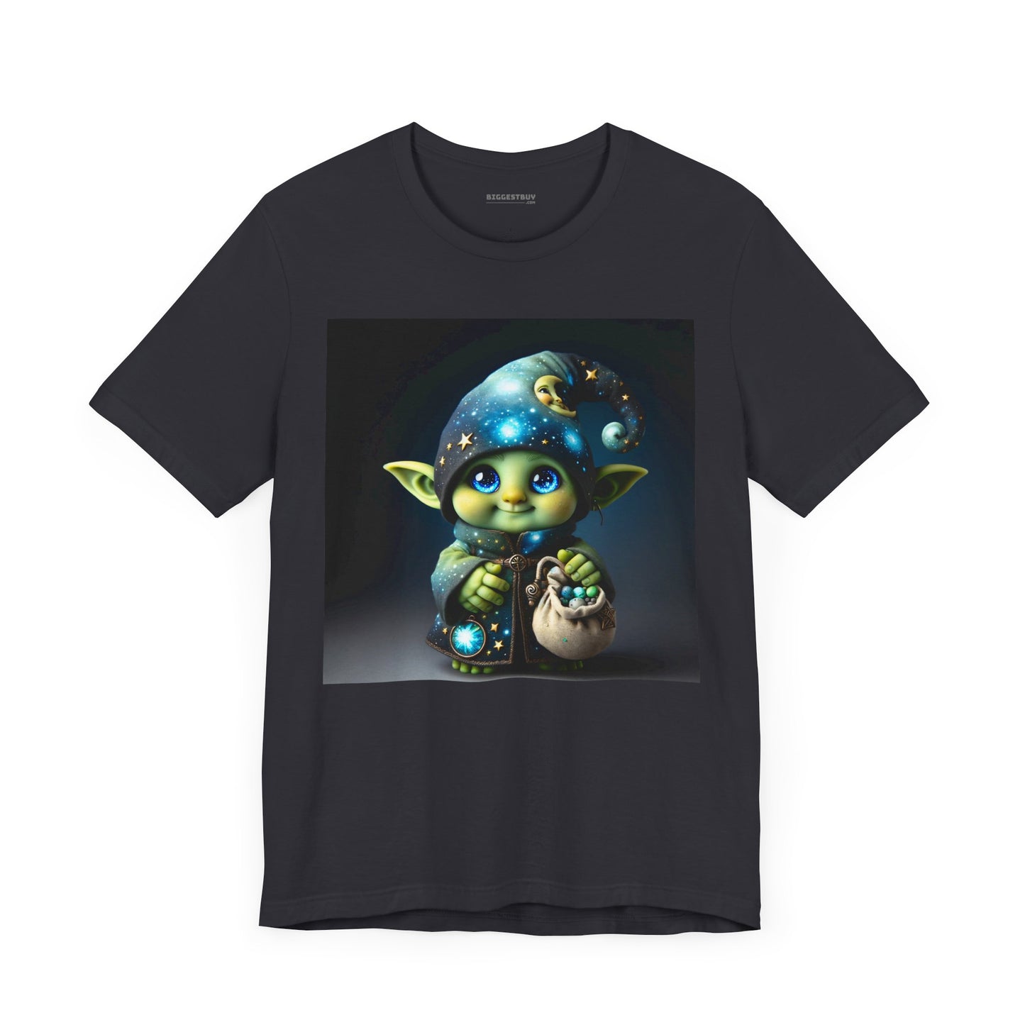 T-skjorte | Unisex | Jersey-T-skjorte | Kort erme | Fantasi | Skogsalv | Trollmann