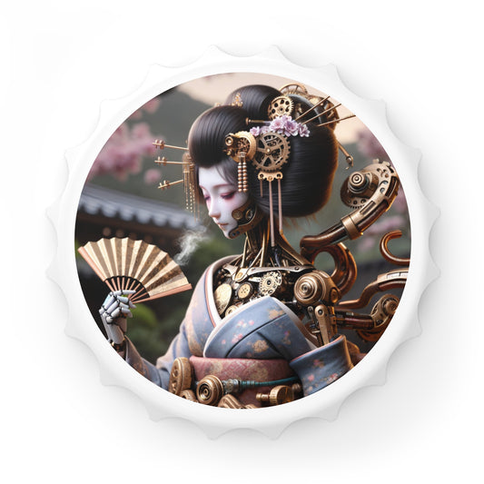 Flaskeåpner | Steampunk | Cyberpunk | Geisha