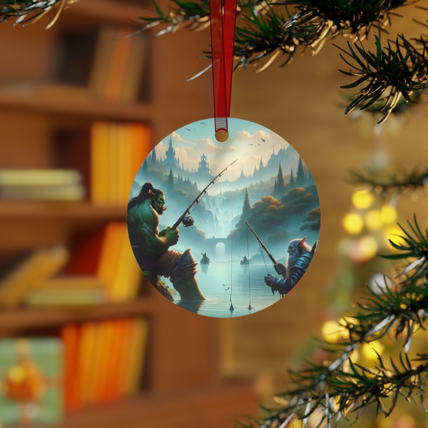 Ornament | Metal | Fantasy międzyrasowe | Orc i krasnolud