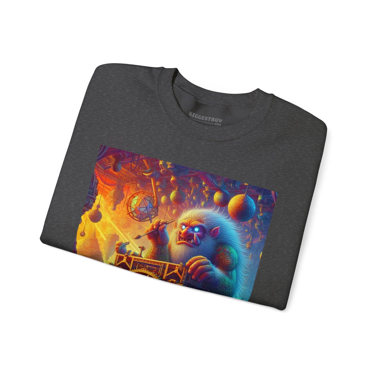 Bluza dresowa | Unisex | Okrągły dekolt | Gruba mieszanka | Mitologia Arktyczna | Mechanik Lodu