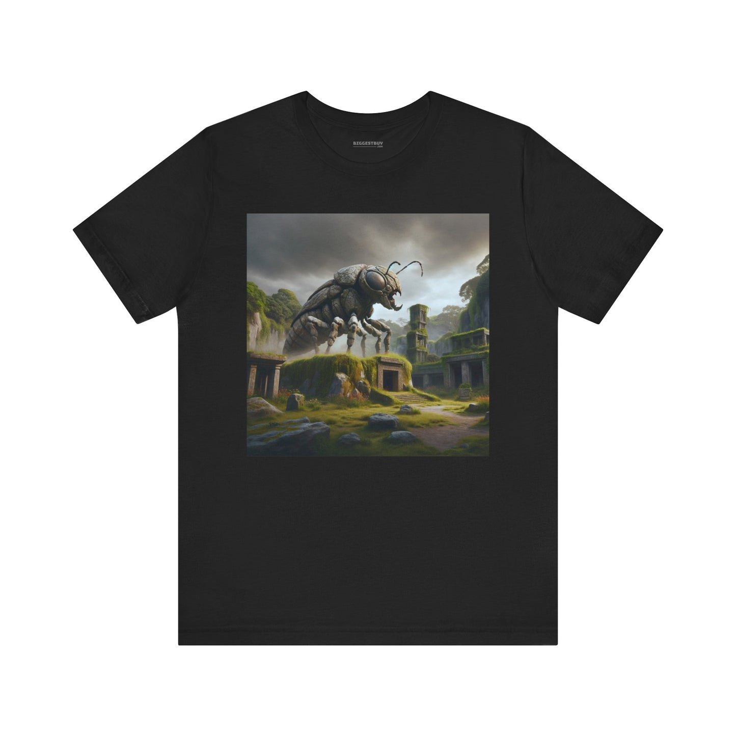 Tシャツ | ユニセックス | ジャージーTシャツ | 半袖 | 異形変異 | 巨大甲虫 | 緑