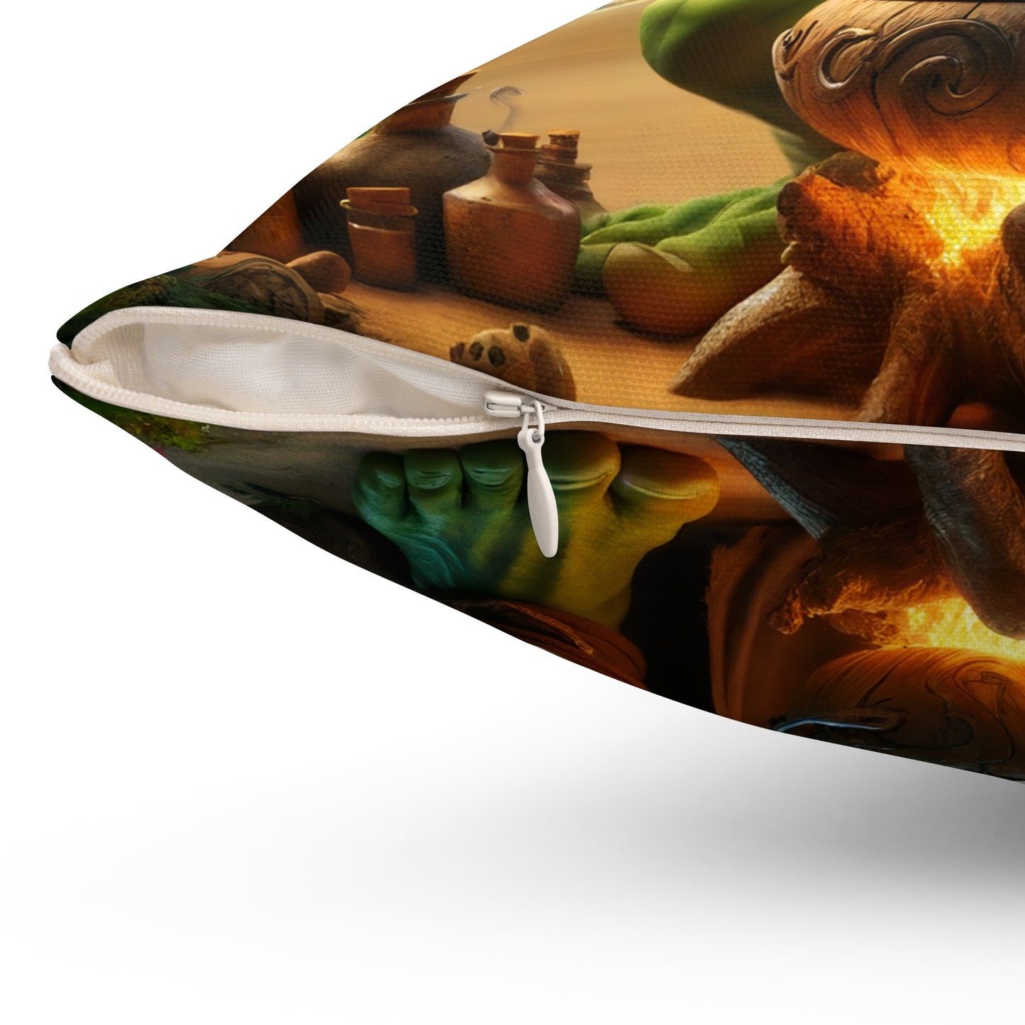 Poduszka | Poliester | Kwadratowy | Szamanizm Tropikalny | Ork Warzyciel