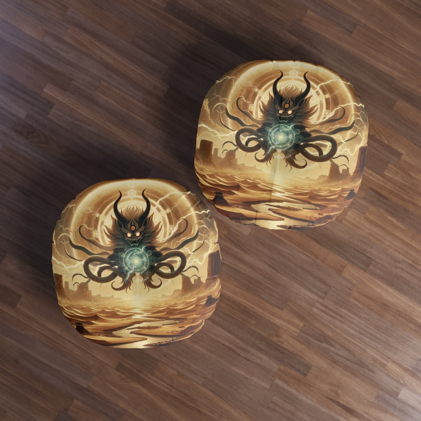 تکیہ | فرش کا تکیہ | ٹفٹڈ | گول | کازمک ہارر | لوکرافٹین دہشت | کونی ہستی