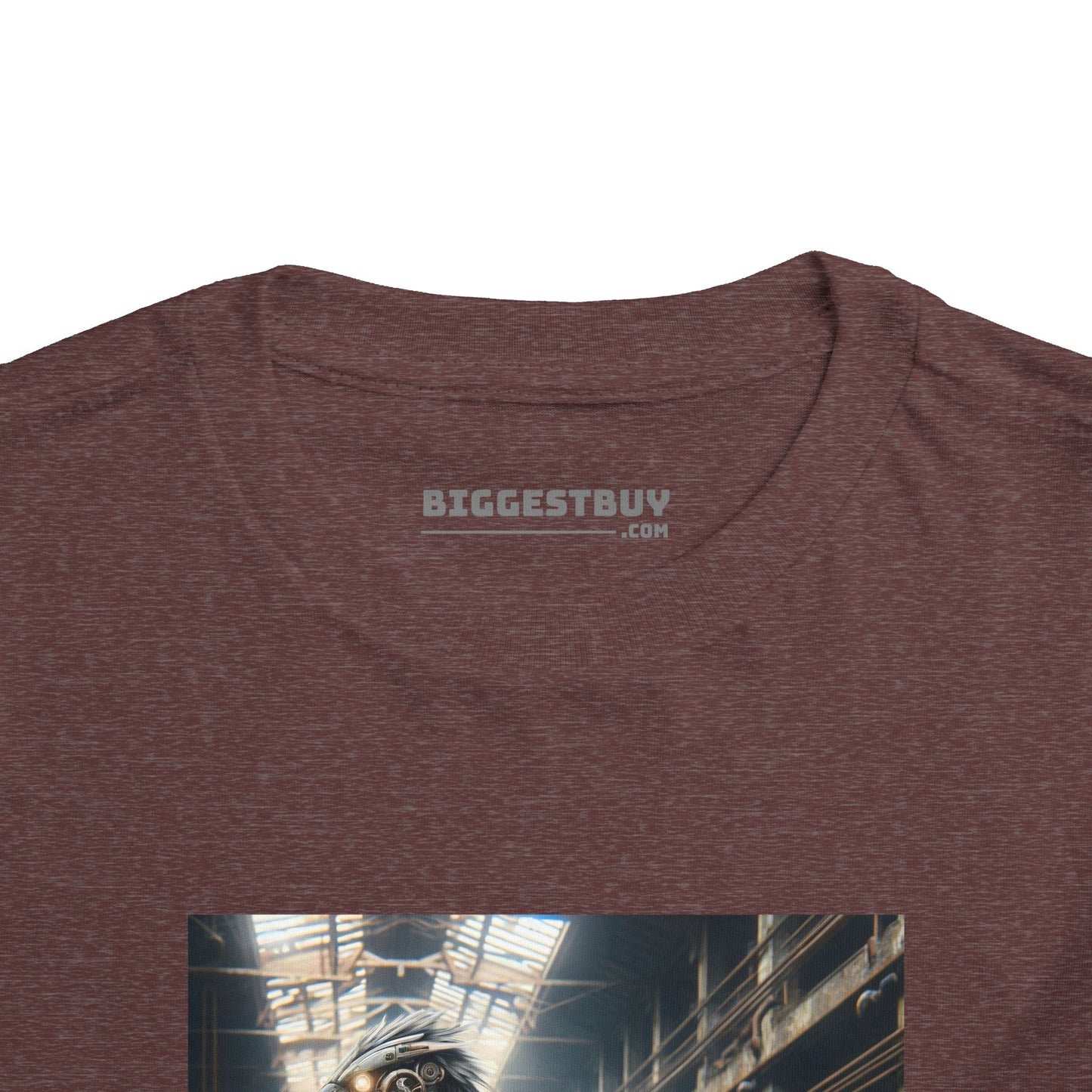 T-shirt | Maglietta per bambini piccoli | Manica corta | Steampunk Post-Apocalittico | Corvo Meccanico