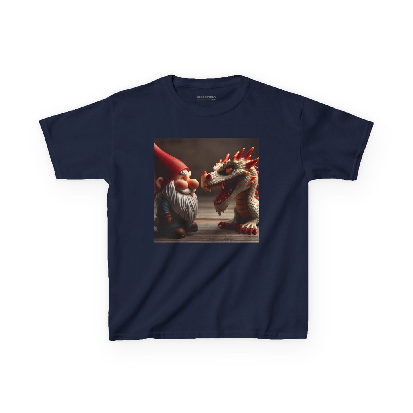 T-Shirt | Kaos Anak | Katun Tebal | Fiksi Mitos | Gnome dan Naga Timur