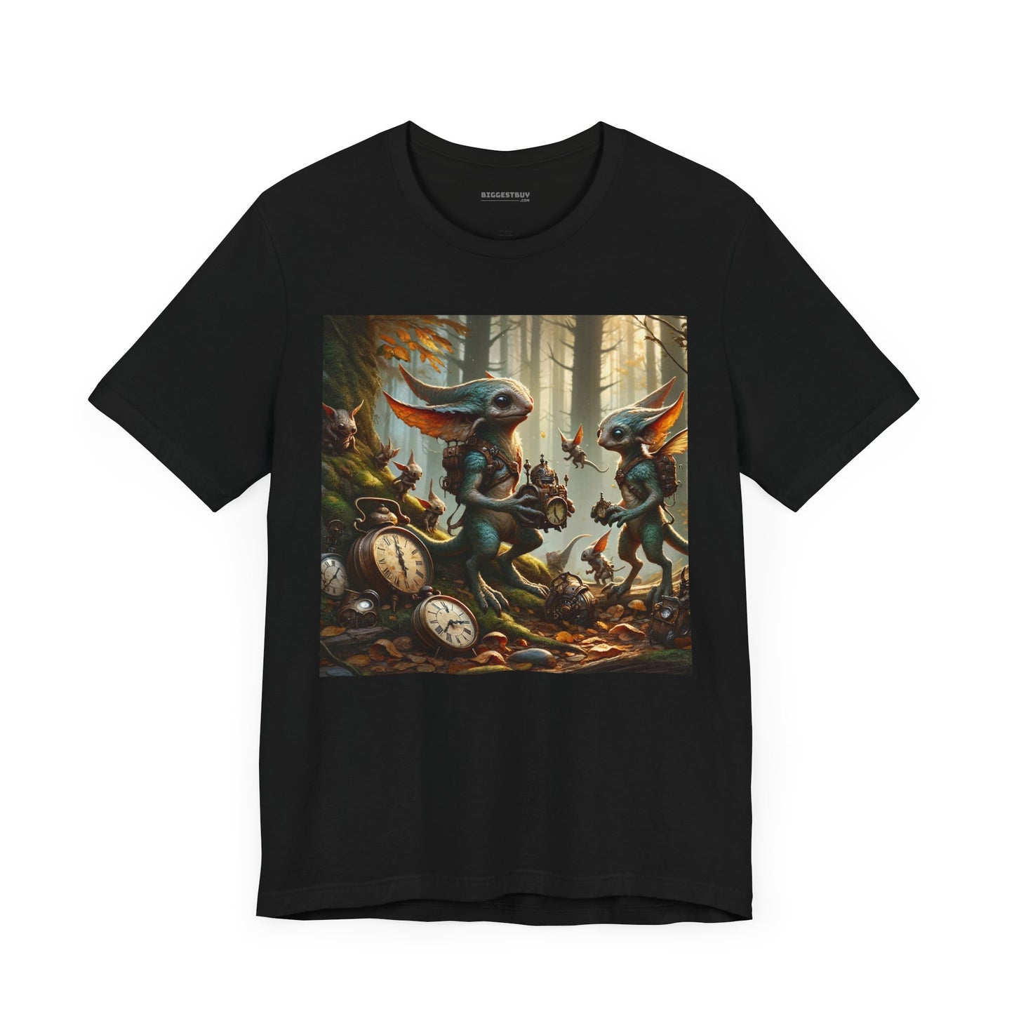 T-shirt | Unisex | Maglietta in jersey | Manica corta | Mitologia Celtica | Pooka | Foresta