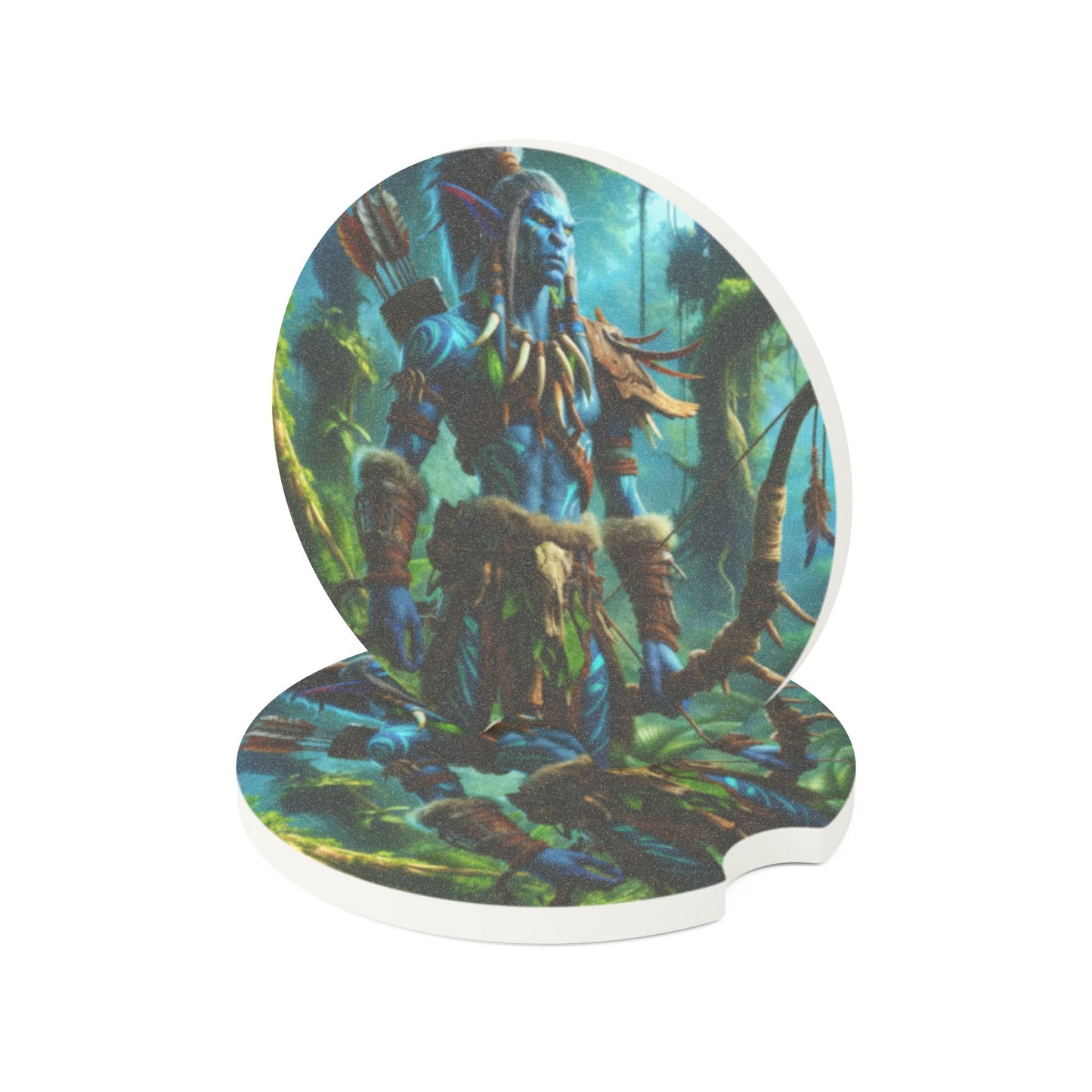 Bardak Altlığı | Araç Bardak Altlığı | Sabuntaşı | Fantastik Fauna | Yeşil Avcı