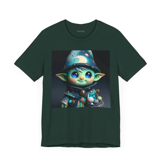 T-skjorte | Unisex | Jersey-T-skjorte | Kort erme | Kosmisk Alvekunst | Fantasidukke