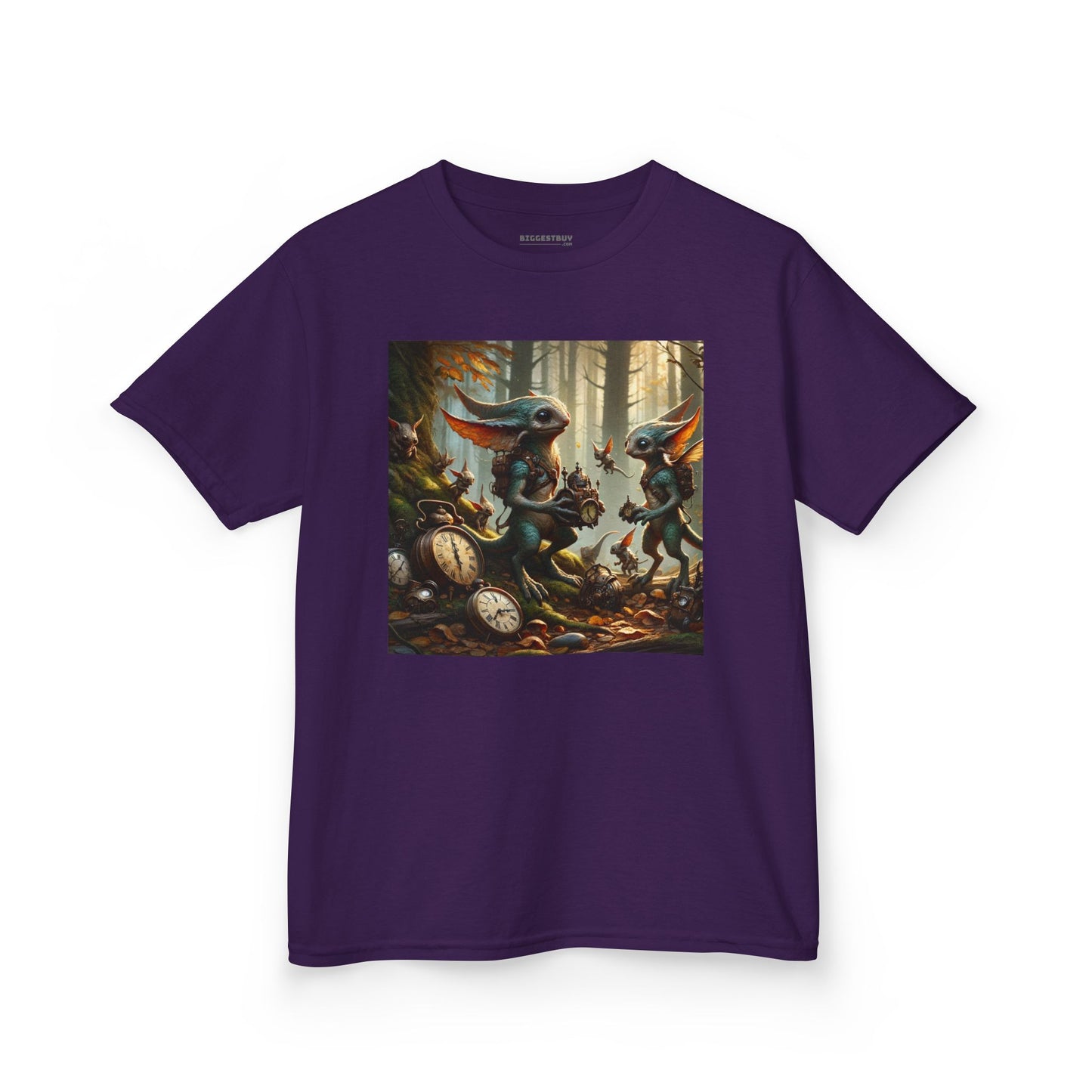 T-Shirt | Koszulka dziecięca | Ciężka bawełna | Steampunk Fantasy | Leśne Pooka