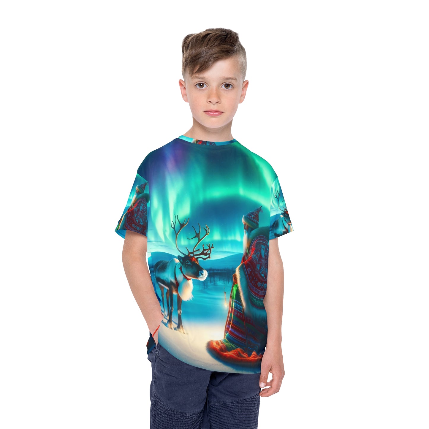 Maglia sportiva | Bambini | Misticismo Artico | Sciamano Sami