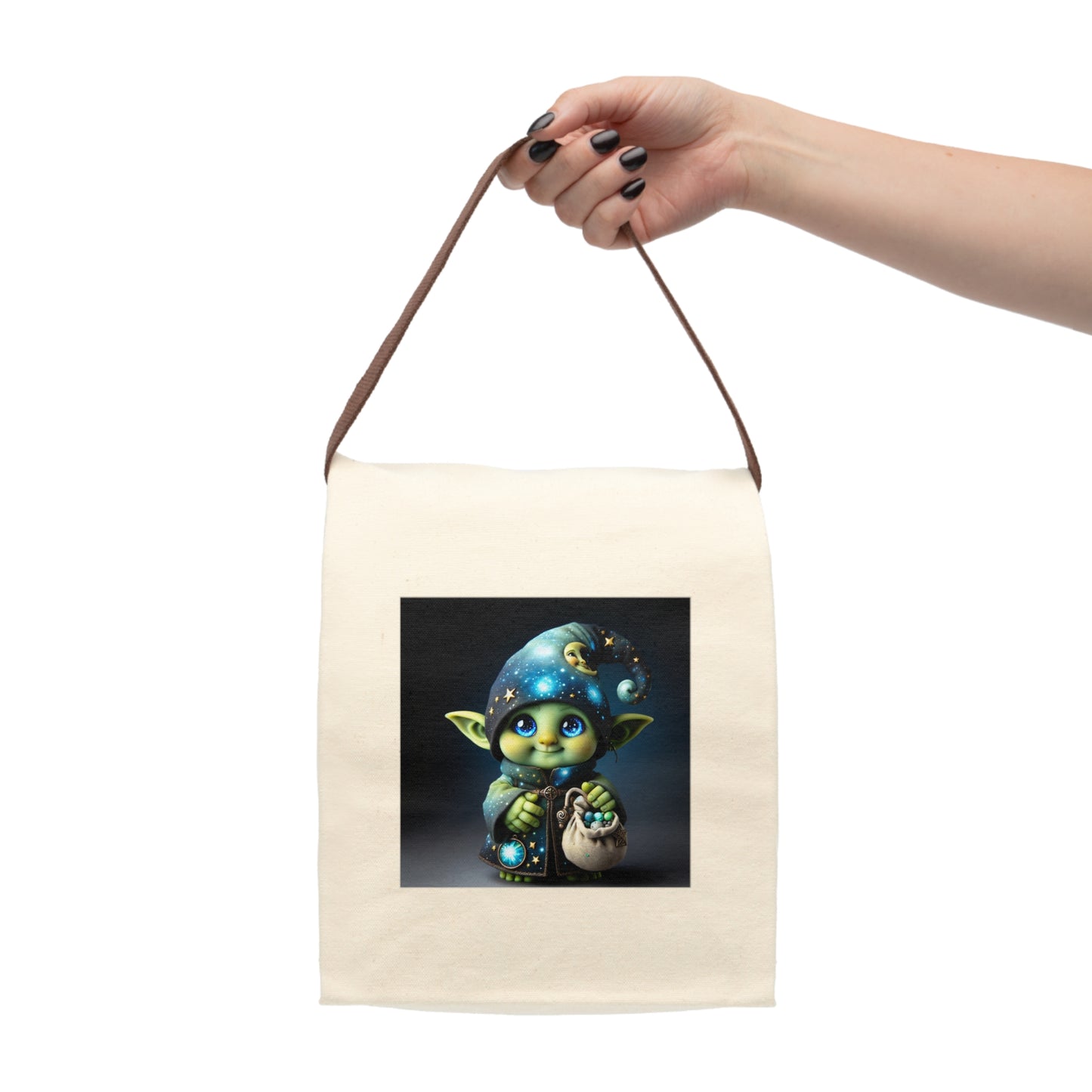Lunchväska | Canvas | Med rem | Fantasy | Celestial Magi | Brownie