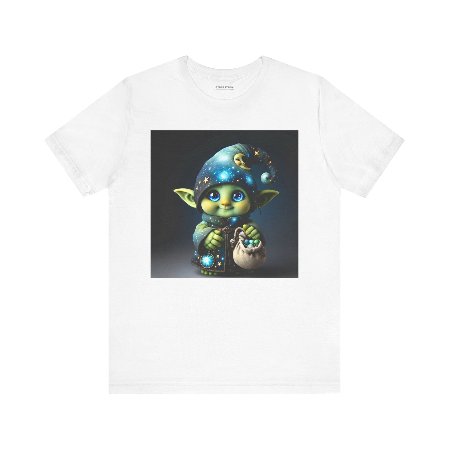 T-skjorte | Unisex | Jersey-T-skjorte | Kort erme | Fantasi | Skogsalv | Trollmann