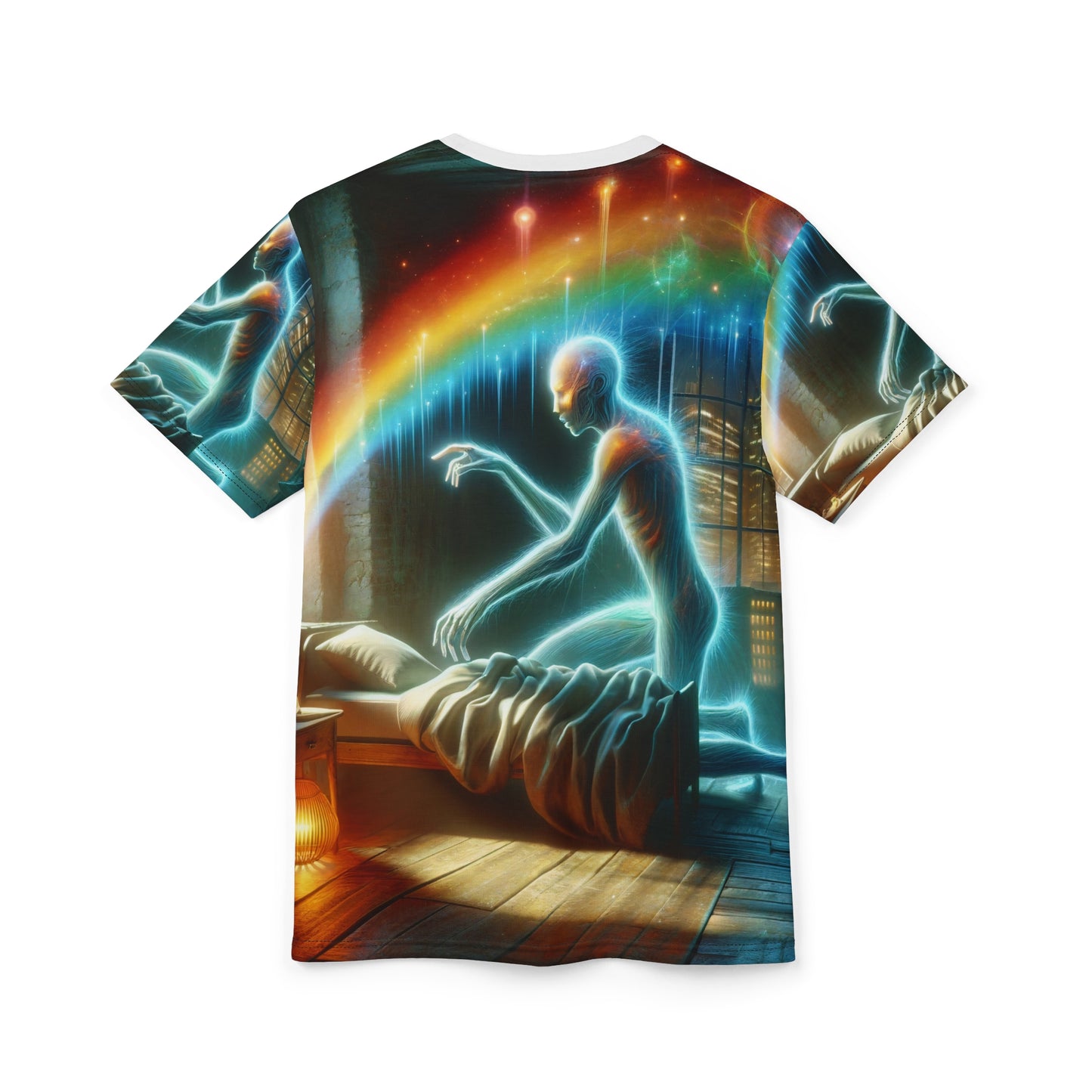 Tişört | Her Yeri Baskılı | Unisex Tişört | Mistik Realizm | Uyku Varlığı