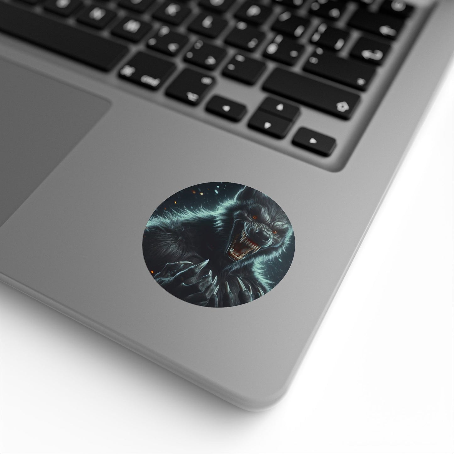 Rolka etykiet samoprzylepnych | Okrągły | Mitologia Wilkołacza | Bestia Mroku