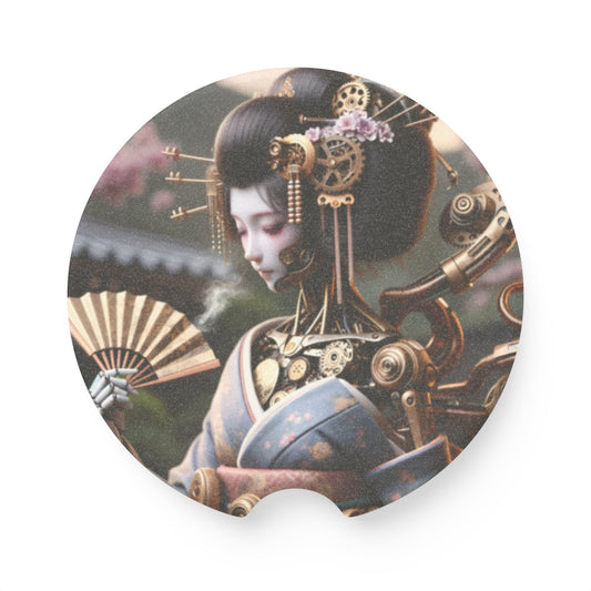Brikke | Bilunderlag | Kleberstein | Steampunk | Cyberpunk | Geisha