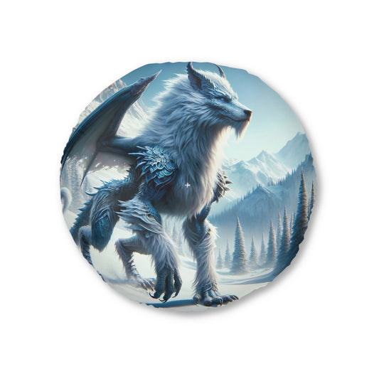 تکیہ | فرش کا تکیہ | ٹفٹڈ | گول | نورسی اساطیر | فینریر