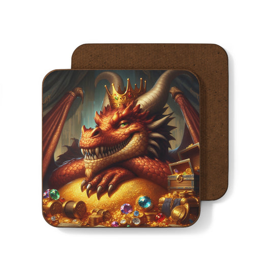 Sous-verre | Panneau de fibres à haute densité | Mythologie nordique | Fafnir | Dragon