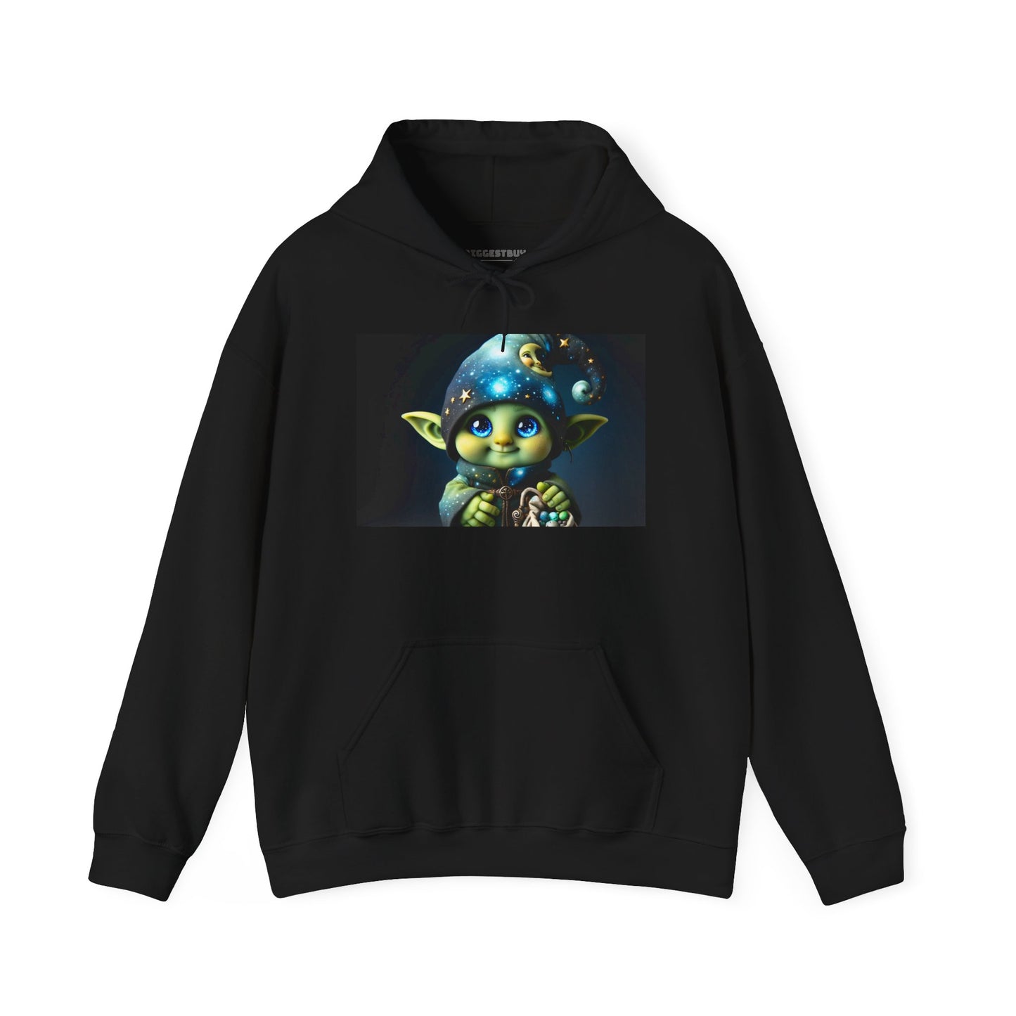 Hettegenser | Unisex | Hettegenser | Kraftig blanding | Fantasi | Skogsalv | Trollmann