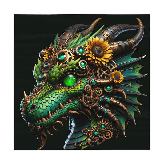 Tablecloth | Steampunk Fantasy | Dragon Head