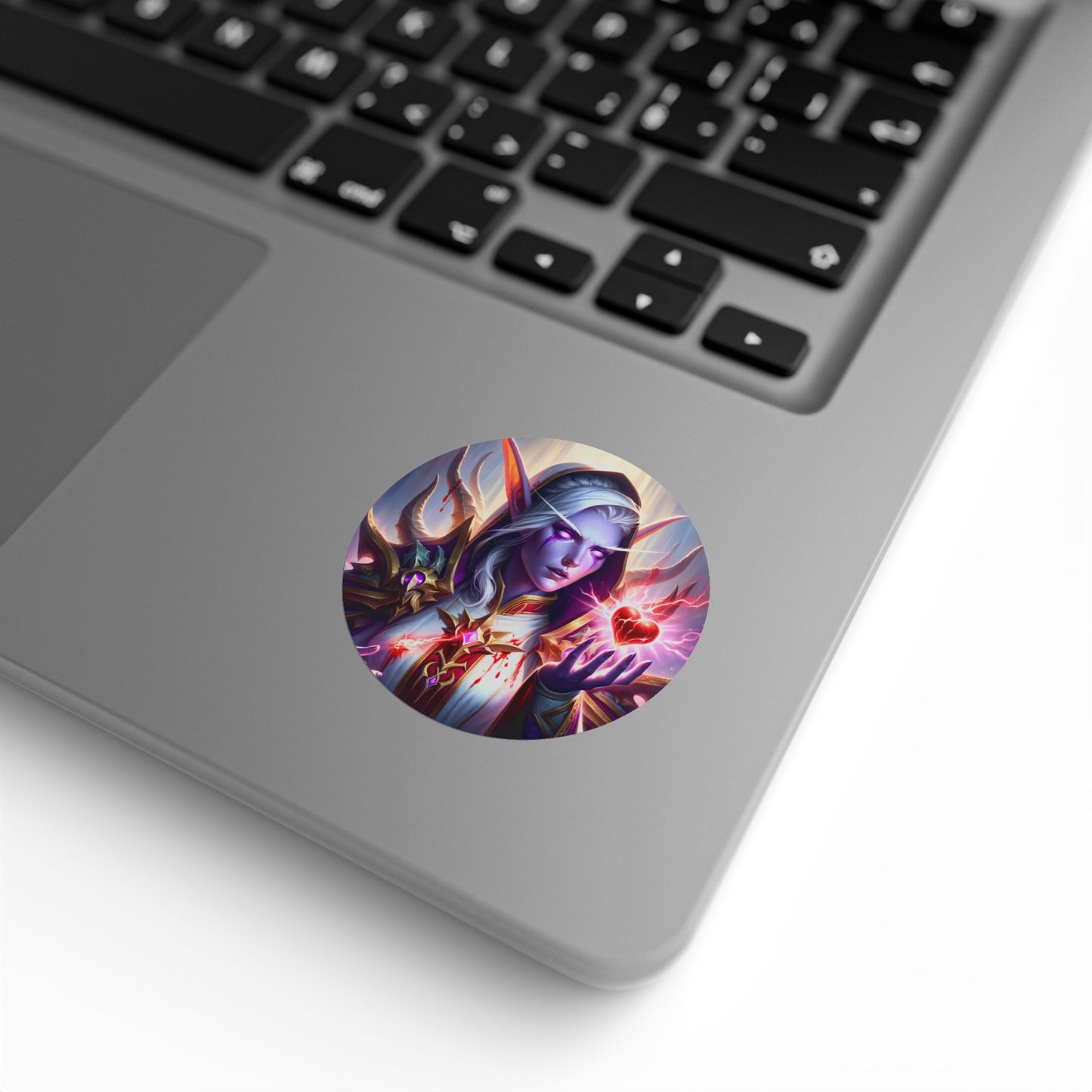 سٹیکر لیبل رول | گول | خیالی فن | جادوئی الف وارڈن | ارغوانی دل