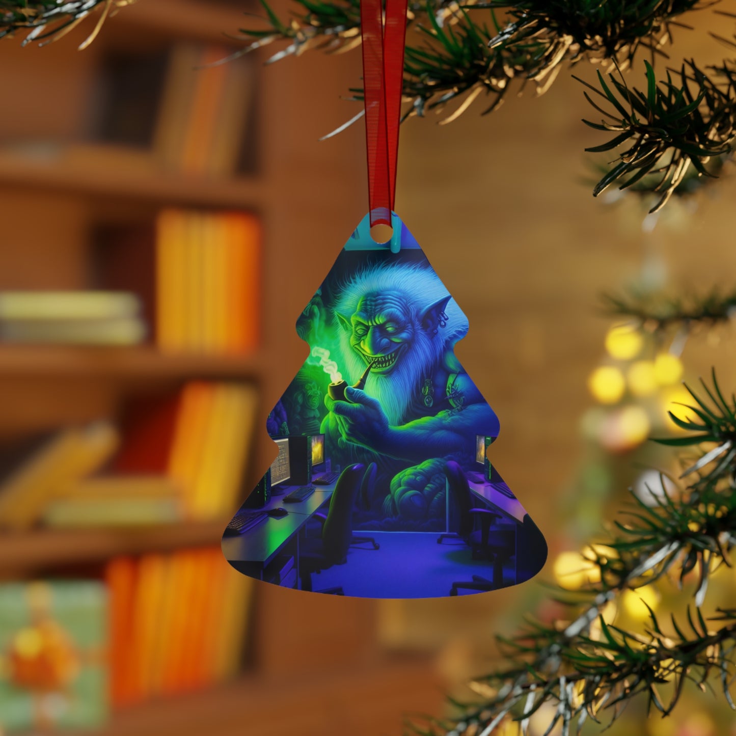 Ornamento | Metal | Folclore Nórdico | Boggart | Mural UV