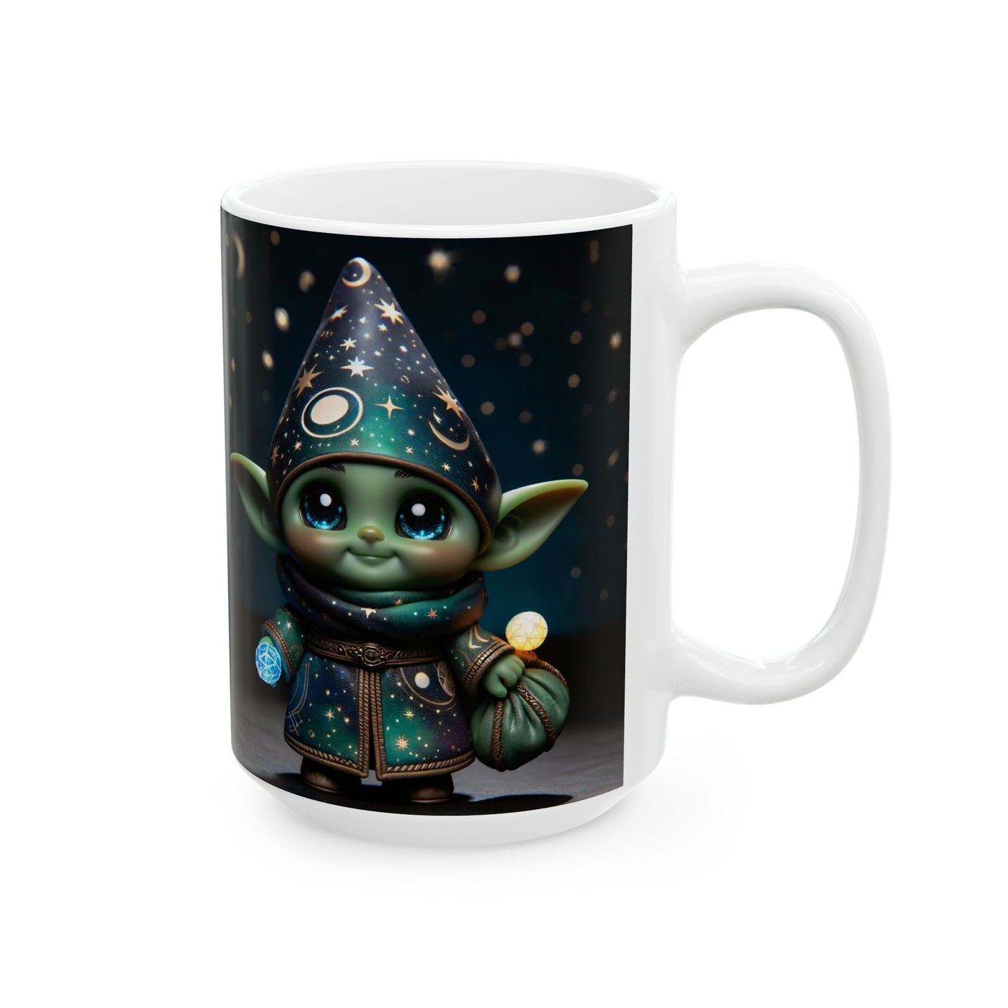 مگ | سیرامک | سفید | فینٹسی گوبلین | جادوئی دنیا | مجسمہ