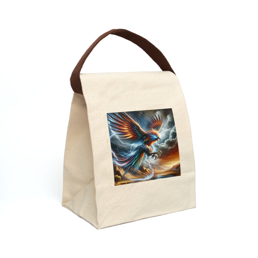 Lunch Bag | Canvas | With Strap | Legendary Phoenix | Skyfire Reborn